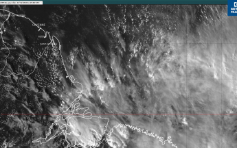 Image satellitaire du 31 décembre 2023 à 16h40: grand beau temps sur la Guyane